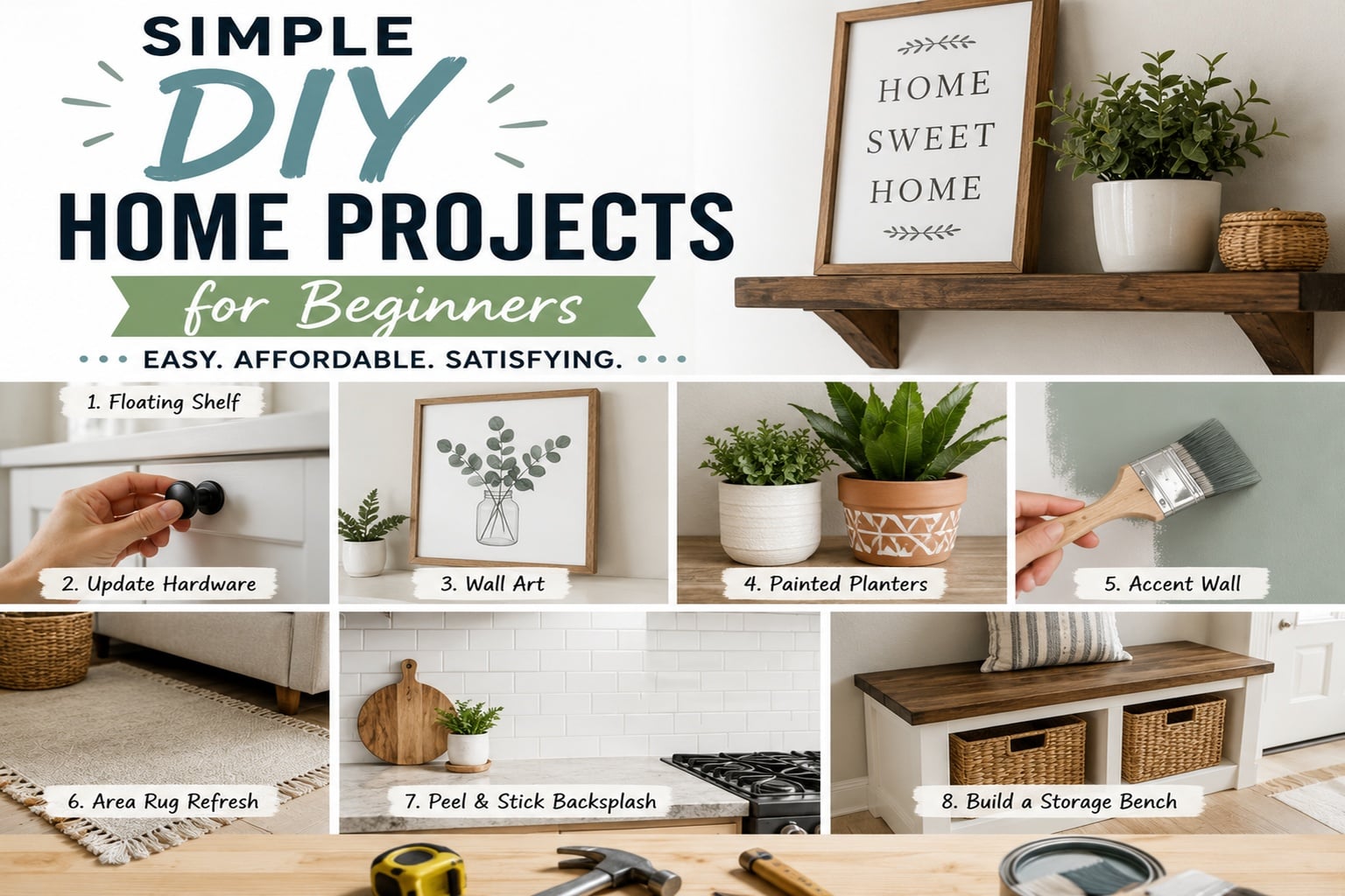 Person painting a wall as part of a budget DIY home improvement project, transforming a living space affordably.